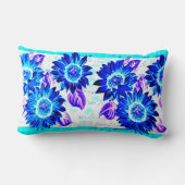 変なヒマワリ ランバークッション (裏面)