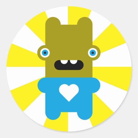 変な人 ラウンドシール (正面)