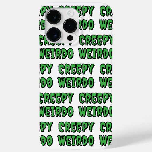 変な人 Case-Mate iPhoneケース (裏面)