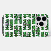 変な人 iPhoneケース (裏面横)