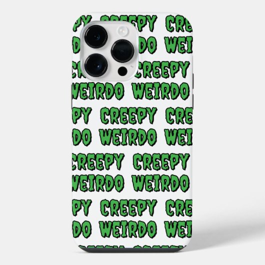 変な人 iPhoneケース (裏面)