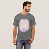 変な女の子をロックせよ Tシャツ (正面フル)
