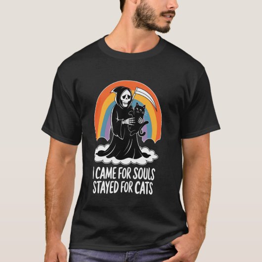 変な猫のウィードコアアクセサリー 猫の衣類 Tシャツ (正面)