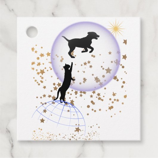 変な猫走と犬 フェイバータグ (正面)