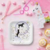 変な猫走と犬 ペーパープレート (パーティー)