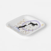 変な猫走と犬 ペーパープレート (傾斜あり)