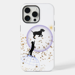 変な猫走と犬 iPhone 15 PRO MAXケース