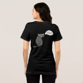 変な猫 トライブレンドＴシャツ (裏面全面)