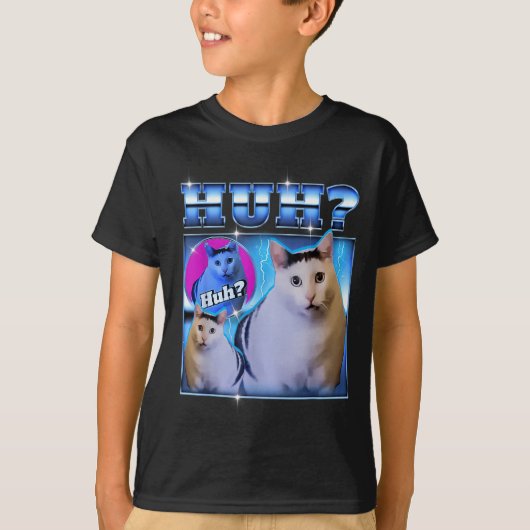 変な猫 笑える 猫 メーム おかしい 猫 海賊版 Tシャツ (正面)