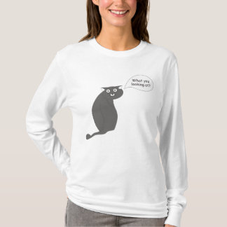 変な猫 Tシャツ