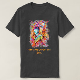 変な生き物でも愛が必要 Tシャツ