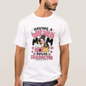 変わったお母さんで人格形成 お母さんの日 Tシャツ (正面)