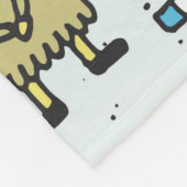 変わったヒッスタードルセット2.ヴィンテージ手 フリースブランケット (角)