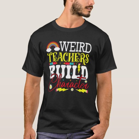変わった先生は人格を形成する Tシャツ (正面)