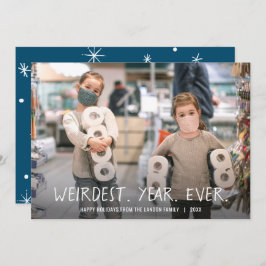 変わった年 – ホリデー写真 シーズンカード