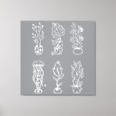 変わった植物 キャンバスプリント (正面)