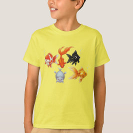 変わった金魚 Tシャツ