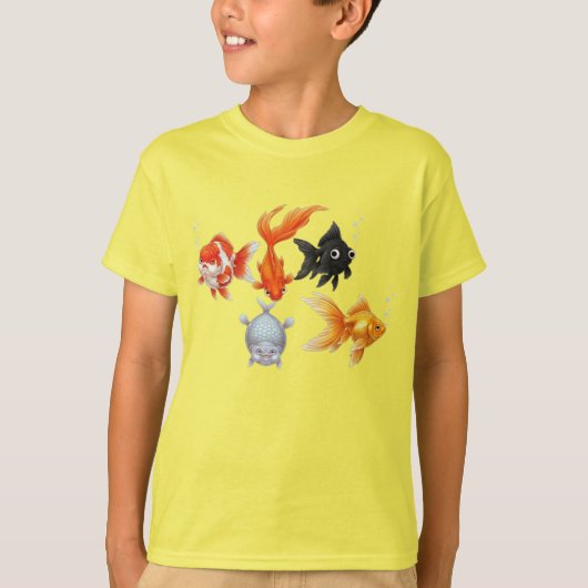 変わった金魚 Tシャツ (正面)