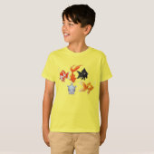 変わった金魚 Tシャツ (正面フル)