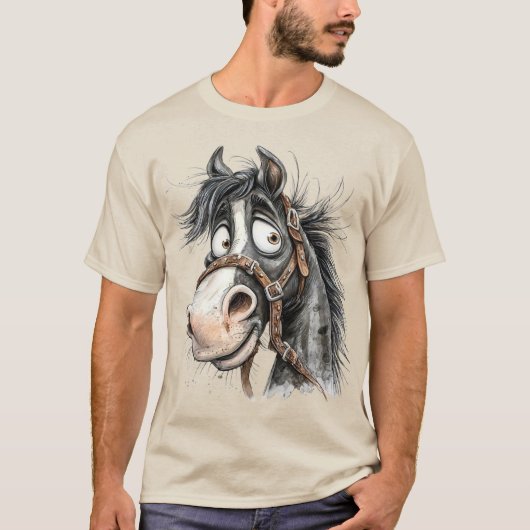 変わった馬 Tシャツ (正面)
