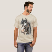 変わった馬 Tシャツ (正面フル)