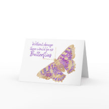 変わらずに蝶のカードはない