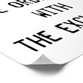 変わりなさい、普通の引用文ポスター ポスター (角)