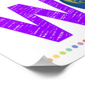 変わりレインボーポスターである ポスター (角)