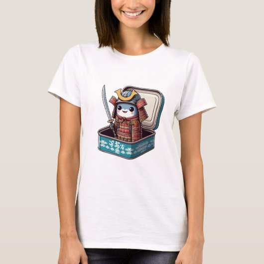 変わり種イワシ侍ウィメンズTシャツ Tシャツ (正面)