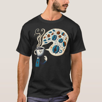 変わり種コーヒーカップのヘアアクセ可愛い芸術的な面白グッズ Tシャツ