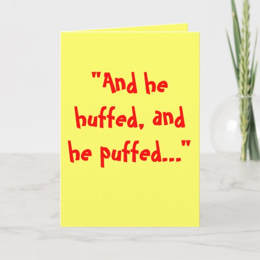 変わり者のおとぎ話 カード (正面)