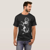 変わり者のアート犬 Tシャツ (正面フル)
