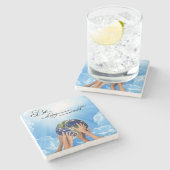 『変わり者』 ストーンコースター (横)