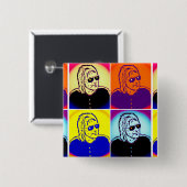 『変わり者』ポール・ウェラーバッジ 缶バッジ (正面&裏面)