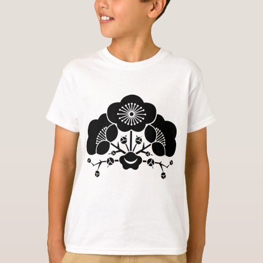 変わり花梅 Tシャツ (正面)