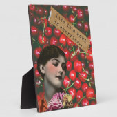 変わり芸術のチェリー フォトプラーク (側面)