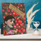変わり芸術のチェリー フォトプラーク (側面)