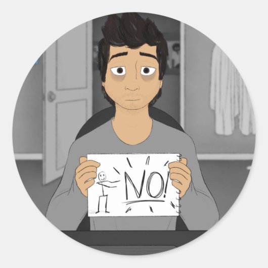 「変わることはないのか?」 ラウンドシール (正面)