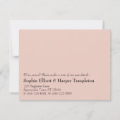 変エレガント更は赤面の動きに関する発表 ノートカード (裏面)