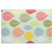 変カラフル更な背景の上の抽象芸術の葉 ファブリック (ファットクウォーター)