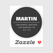 変スタイリッシュはっきりした換文字 シール (シート)