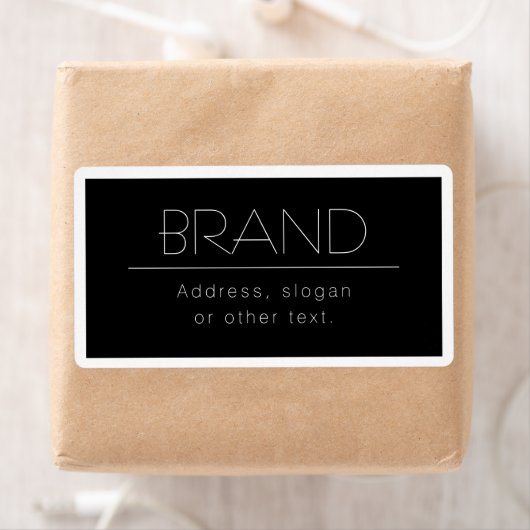 変スタイリッシュ換文字付縁どき/ ラベル (インサイチュ)