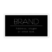 変スタイリッシュ換文字付縁どき/ ラベル (正面)