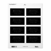 変スタイリッシュ換文字付縁どき/ ラベル (フルシート)