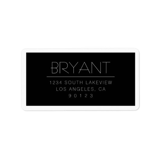 変スタイリッシュ換文字付縁どき/ ラベル (正面)