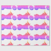 変ユニーク型二輪車包紙 ラッピングペーパー (フラット)