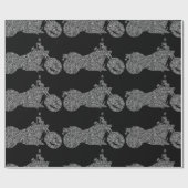 変ユニーク型二輪車包紙 ラッピングペーパー (フラット)