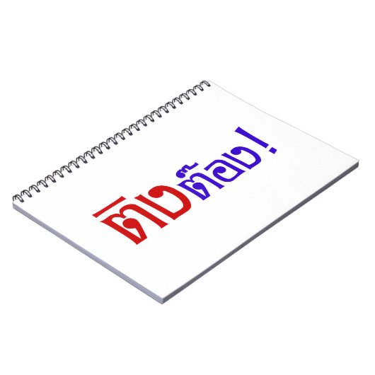 変人!☆タイ語文字のティントン☆ ノートブック (左側)