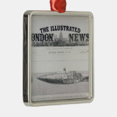 変位の沈み、上昇の潜水艦 メタルオーナメント (右)