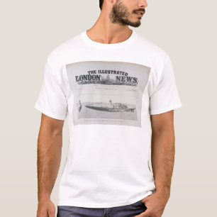 変位の沈み、上昇の潜水艦 Tシャツ